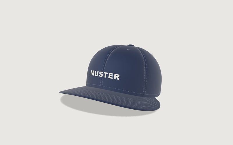Cap mit Stickerei – 3D-Vorschau