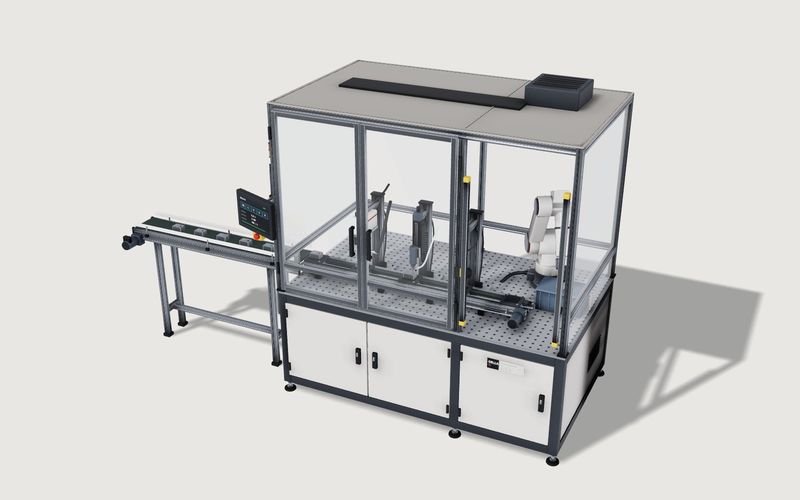 Modulare Automationszelle – 3D-Vorschau