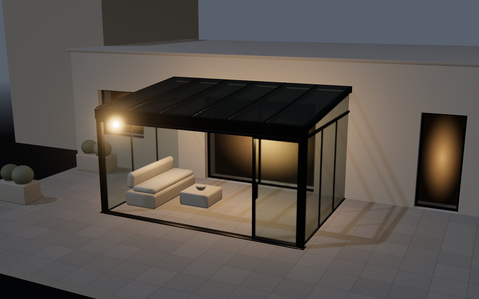Glass room configurator – preview