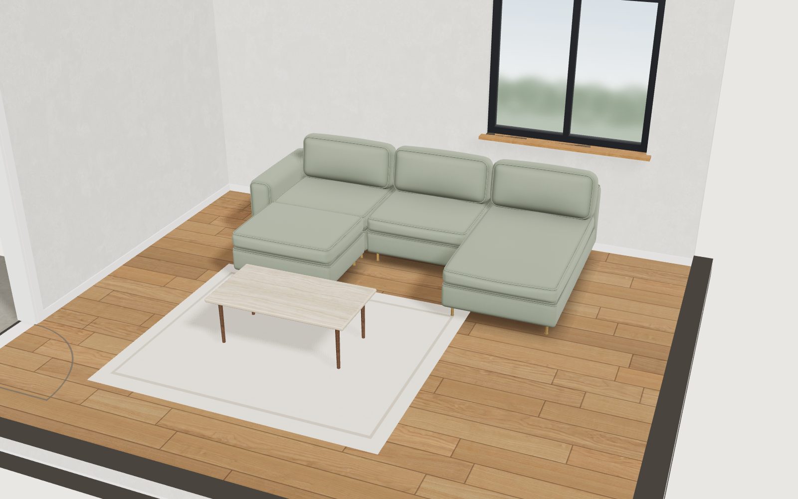 Modular sofa in your own room – preview